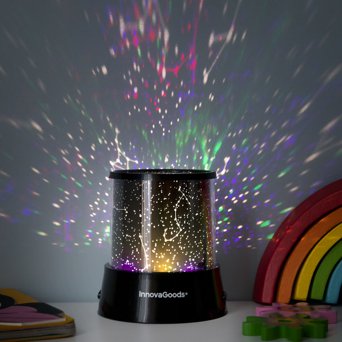 Projektor Galaktyki LED – Lampka Nocna z Projekcją 2w1