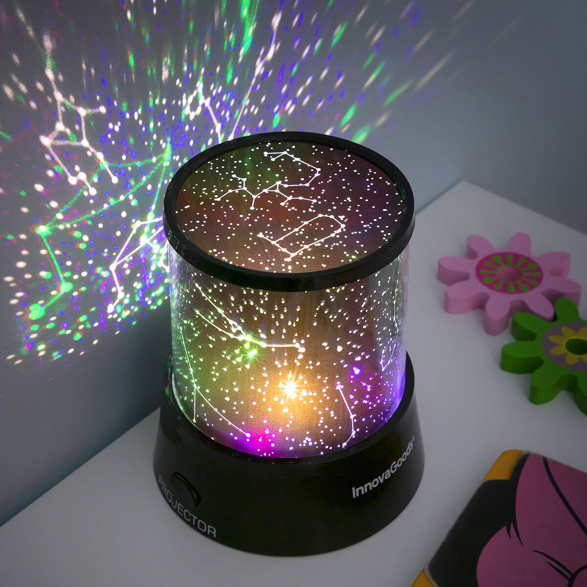Projektor Galaktyki LED – Lampka Nocna z Projekcją 2w1